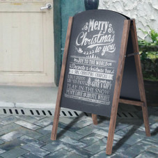 Wooden  A-Frame Chalkboard Sign product image