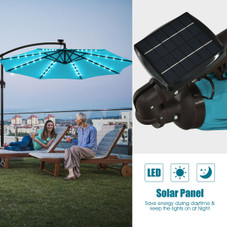 Patio Offset Umbrella with Solar LEDs product image