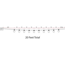 Solar Patio Bulb String Lights product image