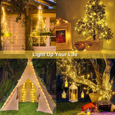 66-Foot Solar LED Fairy String Light (4-Pack) product image