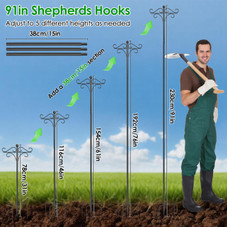 Double Shepherd's Hook Bird Feeder Pole (2-Pack) product image