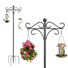 Double Shepherd's Hook Bird Feeder Pole (2-Pack) product image