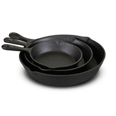 Jim Beam Cast Iron Skillet (3 Piece Set) product image