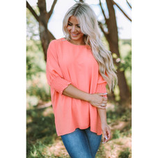 Alessia Smocked Wrist Shift Top product image