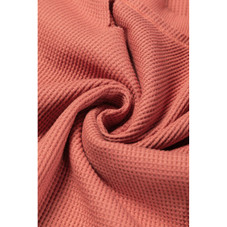 Giselle Exposed-Seam Waffle-Knit Patchwork Top product image