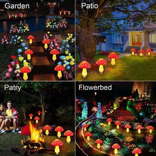 Solar Powered Mushroom Garden Lights  product image