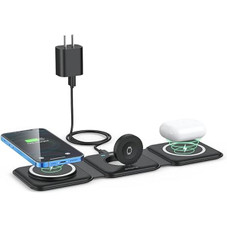 Wireless Charger 3 in 1 Magnetic Travel Station product image