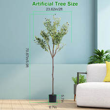 5.9-foot Artificial Olive Tree product image