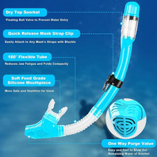 Zipoute Snorkel Dry Top Snorkel Kit product image
