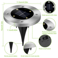 Solar Ground Light (4-Pack) product image