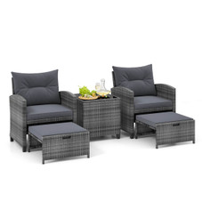 Patio Rattan Furniture (5 Piece Set) product image
