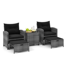 Patio Rattan Furniture (5 Piece Set) product image