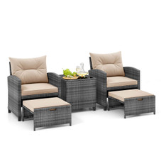 Patio Rattan Furniture (5 Piece Set) product image