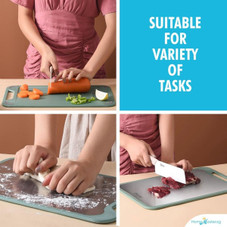 Double-Sided 304 Stainless Steel Cutting Board product image