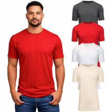Men's Casual Crew Neck T-Shirt (4-Pack) product image