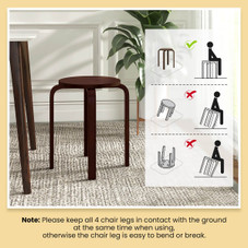 Round Stacking Stool (4-Pack) product image