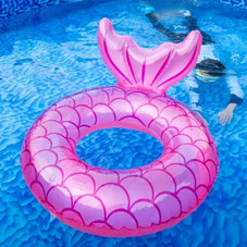 Mermaid Tail Inflatable Pool Float product image