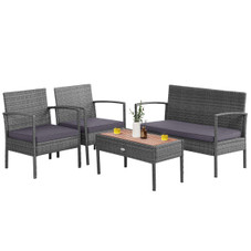 Cushioned Patio Rattan Furniture (8 Piece Set) product image