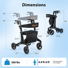 Foldable Rollator Walker  product image