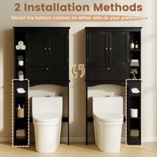 Over the Toilet Storage Cabinet with Toilet Paper Holder product image