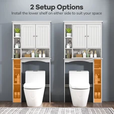 Over the Toilet Storage Cabinet with Toilet Paper Holder product image