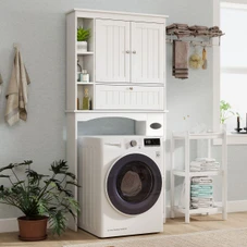 Over the Toilet Storage Cabinet with Toilet Paper Holder product image