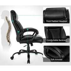 Big & Tall Adjustable High Back Leather Office Chair product image