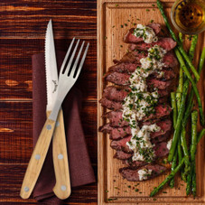 Jim Beam Steak Knife and Fork Set (8 Pieces) product image