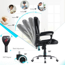 Ergonomic Reclining Office Chair with Optional Footrest product image