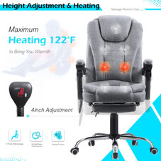 Ergonomic Reclining Office Chair with Optional Footrest product image