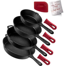 Cuisinel 4-Piece Cast Iron Skillets Set  product image
