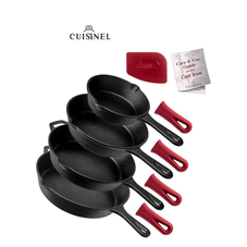 Cuisinel 4-Piece Cast Iron Skillets Set  product image