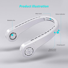 UseeShine Portable Neck Fan product image