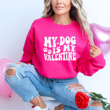 My Dog is my Valentine - Design Sweater product image