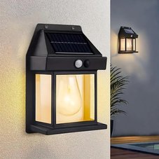 Solar Retro Wall Sconce (1 or 2-Pack) product image