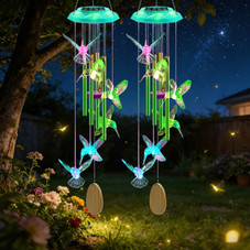 Solar Color-Changing Wind Chime product image
