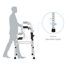 One-button Folding Adjustable Height Walker product image