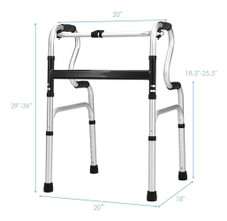 One-button Folding Adjustable Height Walker product image