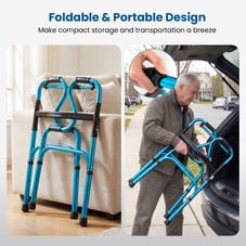 One-button Folding Adjustable Height Walker product image