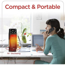 Black+ Decker 1500W Oscillating Space Heater with Remote Control product image