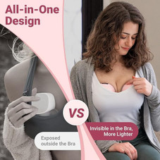 Wearable Electric Breast Pump with LCD Display product image