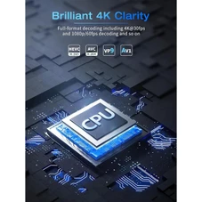 Clokowe 4K Mini Projector with WiFi Bluetooth and 180° Rotation product image