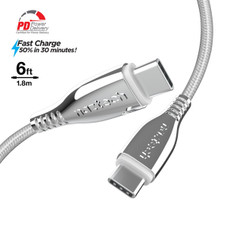 Titanium USB-C to USB-C Braided Cable product image