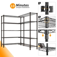 5-Tier Steel Shelving Unit  product image