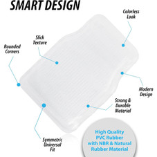 All Weather Vehicle Rubber Floor Mats (4-Piece Set) product image