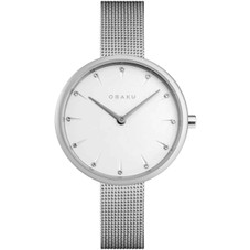 Obaku Women's Notat White Dial Watch  product image