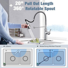 WaterSong Kitchen Sink Pull-Down Faucet product image