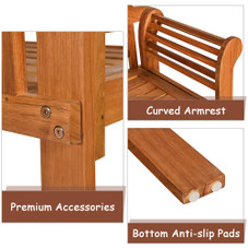 Outdoor Wooden Folding Bench  product image
