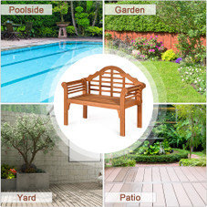 Outdoor Wooden Folding Bench  product image