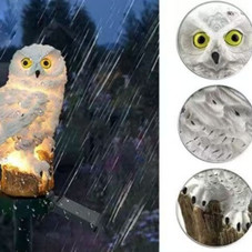 Owl-Shaped Solar Garden Stake Light product image